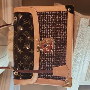 Inspired By Desiner Brown  and Tan Shoulder Bag Fancy Purse